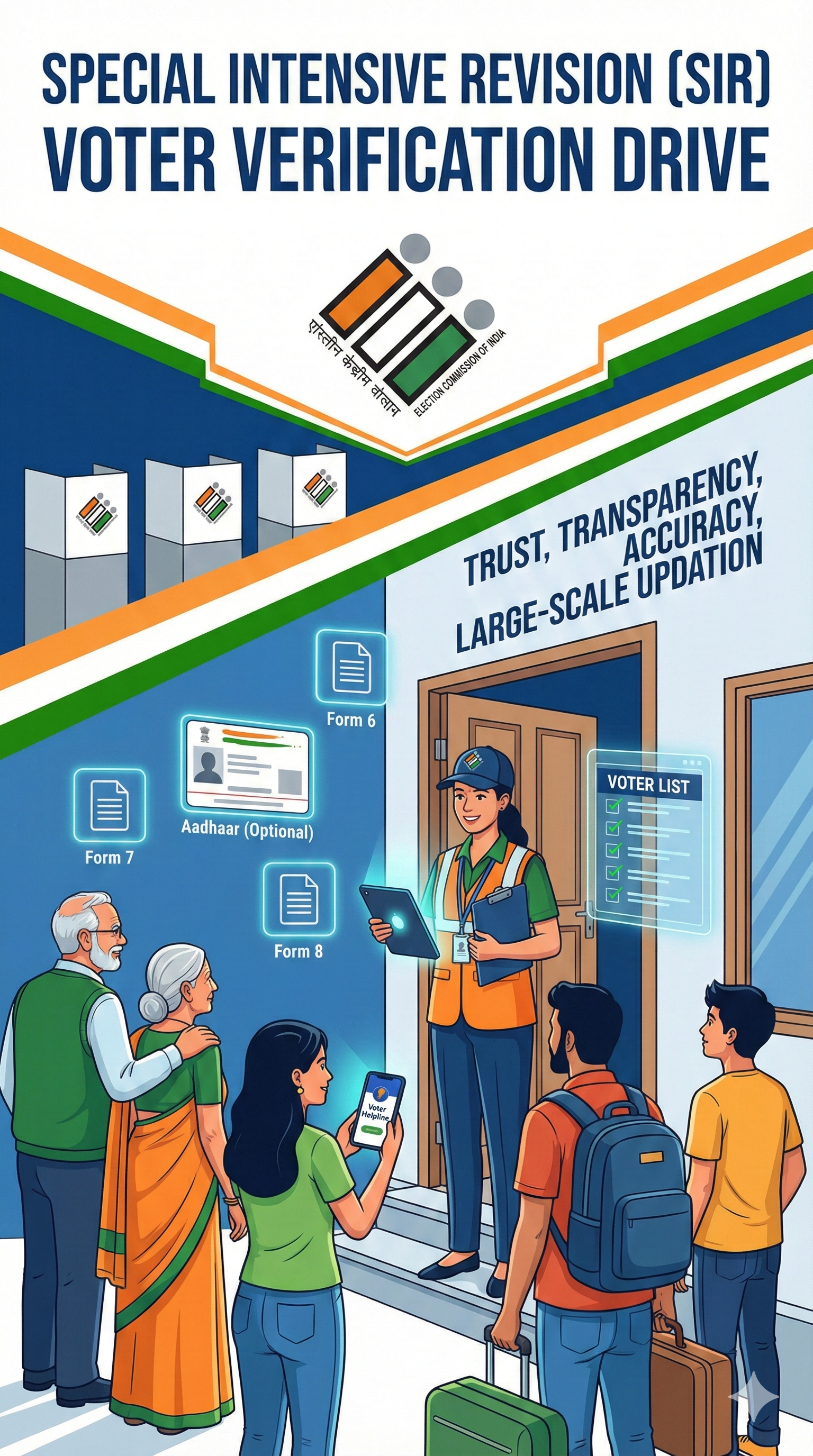 Special Intensive Revision (SIR) of Electoral Rolls: Everything You Need to Know About India’s Largest Voter Verification Drive